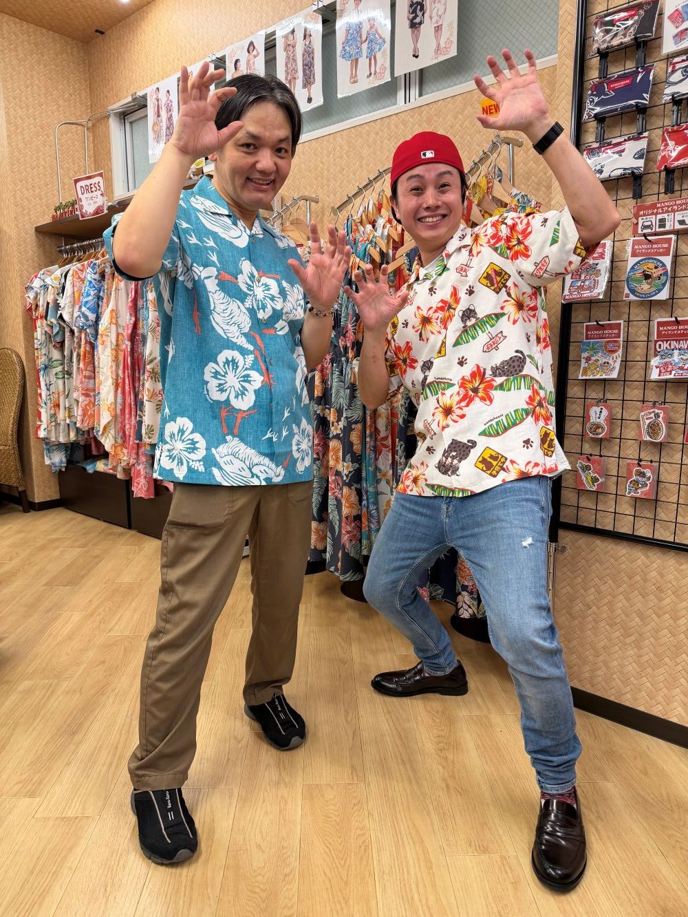 推し活で来沖され、以前選んでくださったお気に入りのかりゆしウェアを着用してのご来店♪