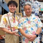 デザイナー柄を着用でマンゴハウスへご来店♪