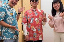 マンガチックのかりゆしウェア気に入っていただきました♪