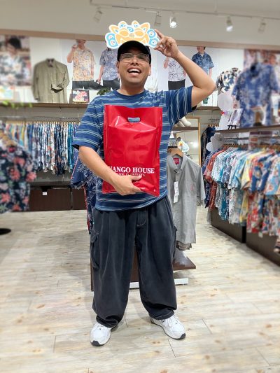 離れても、沖縄のかりゆしウェアで
涼しく楽しくお過ごしください
そして、また遊びに来てくださいね