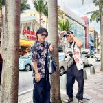 沖縄旅行友達とかりゆしウェアコーデ1