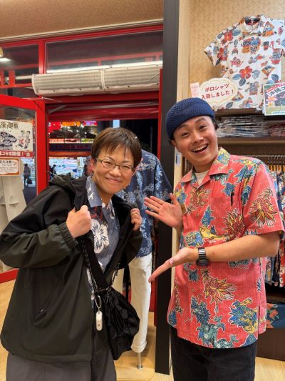 デザイナーに会いに再来店♪