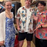 スタッフとお揃いかりゆしウェア♪