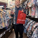 長袖かりゆしウェアと草履のおしゃれスタイル！