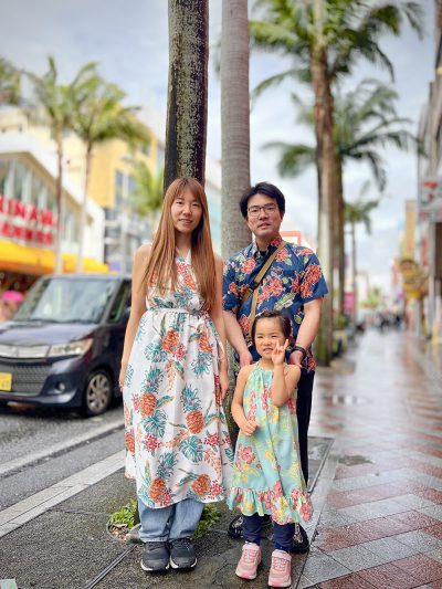 マンゴハウス沖縄旅行家族コーデ1