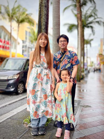 マンゴハウス沖縄旅行家族コーデ2