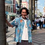 かりゆしウェア羽織スタイルで夏らしさ全開なお客様♪