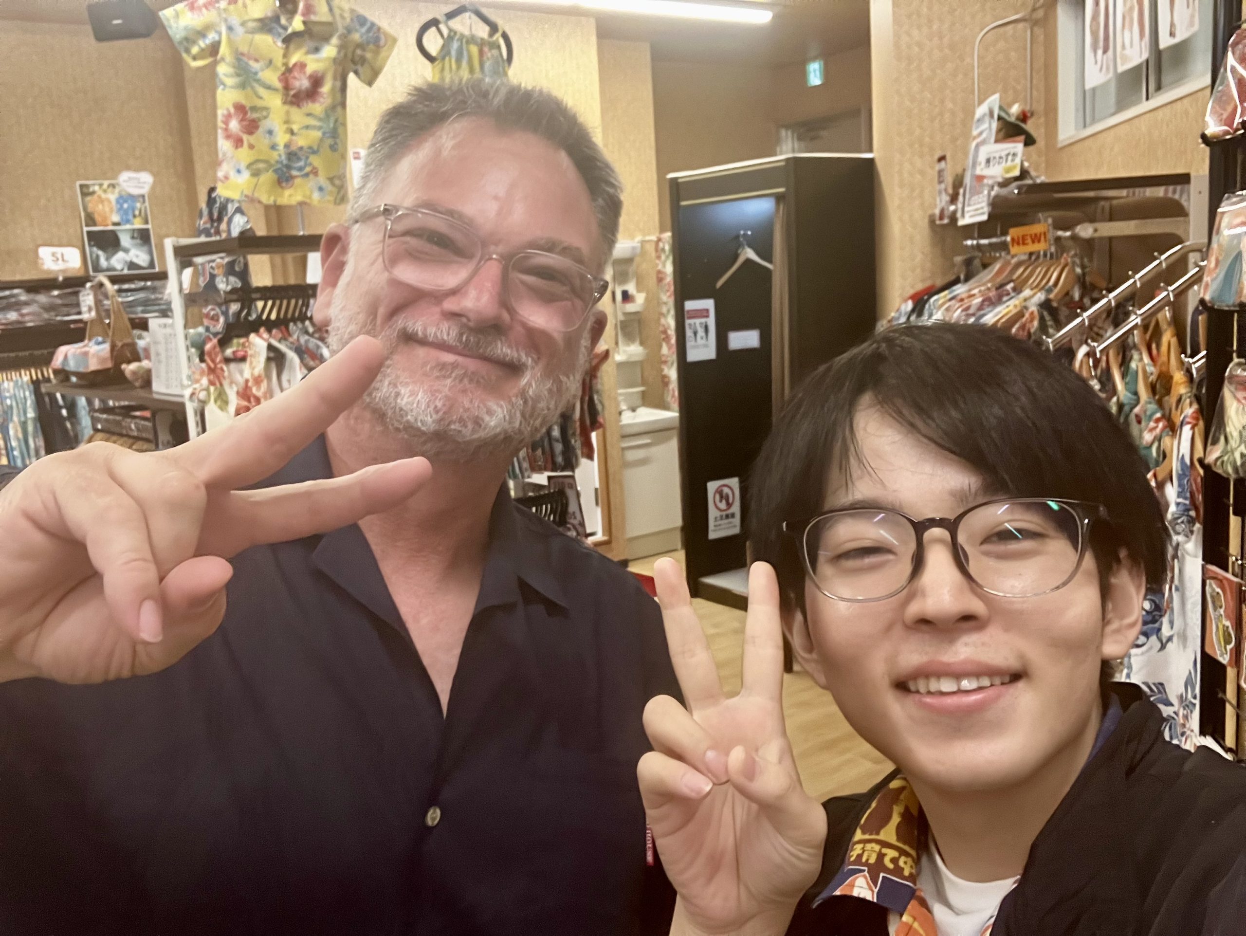 クジラ柄を着て来店されたリピーター様✨🐳🌊