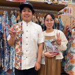 マンゴハウス常連様かりゆしワンピースを選んでいただきました♪