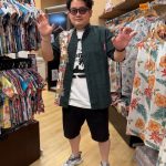 初かりゆしウェアにウキウキなお客様♪