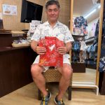 １０年以上前に選んだかりゆしウェアをご愛用♪