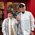 【長袖かりゆしウェアを夫婦で仲良くペルック😎】