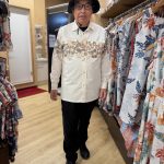 約10年前のかりゆしウェアを着用されてご来店♪