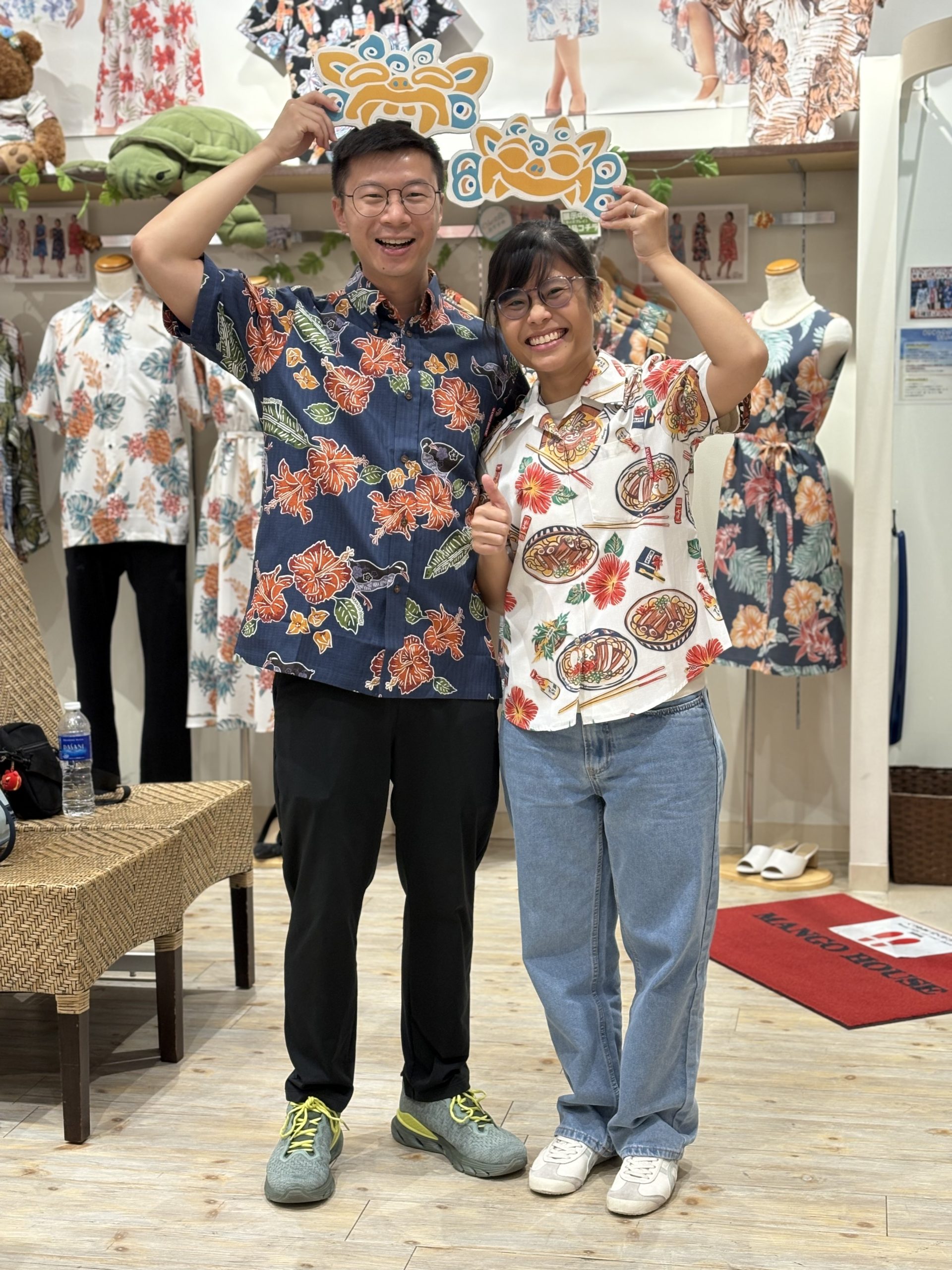 沖縄シャツ（かりゆしウェア）で 観光楽しまれてくださいね🌺