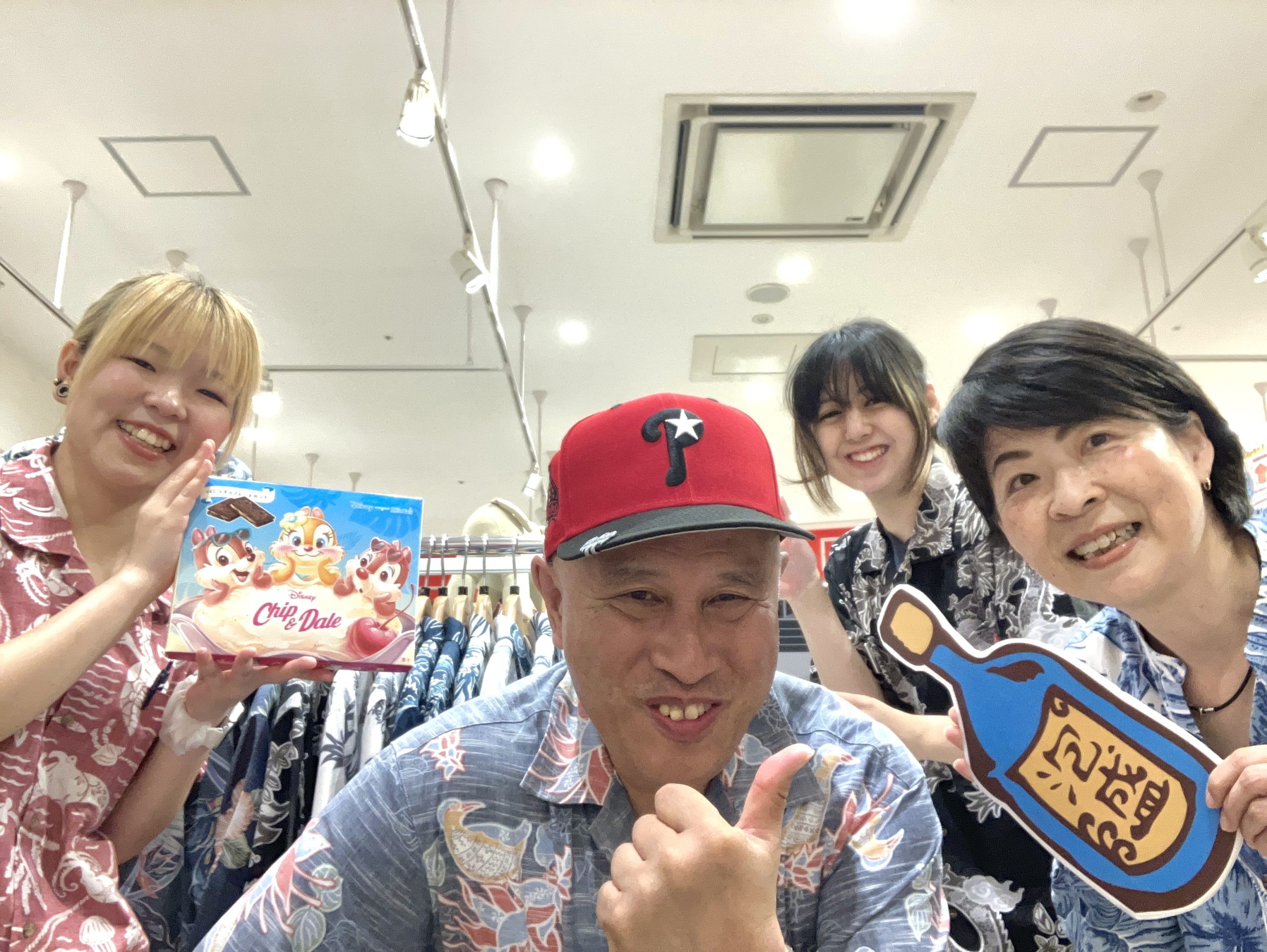 リピーター様ご来店本日は沖縄に来て3日目でライカム店にいらっしゃいました