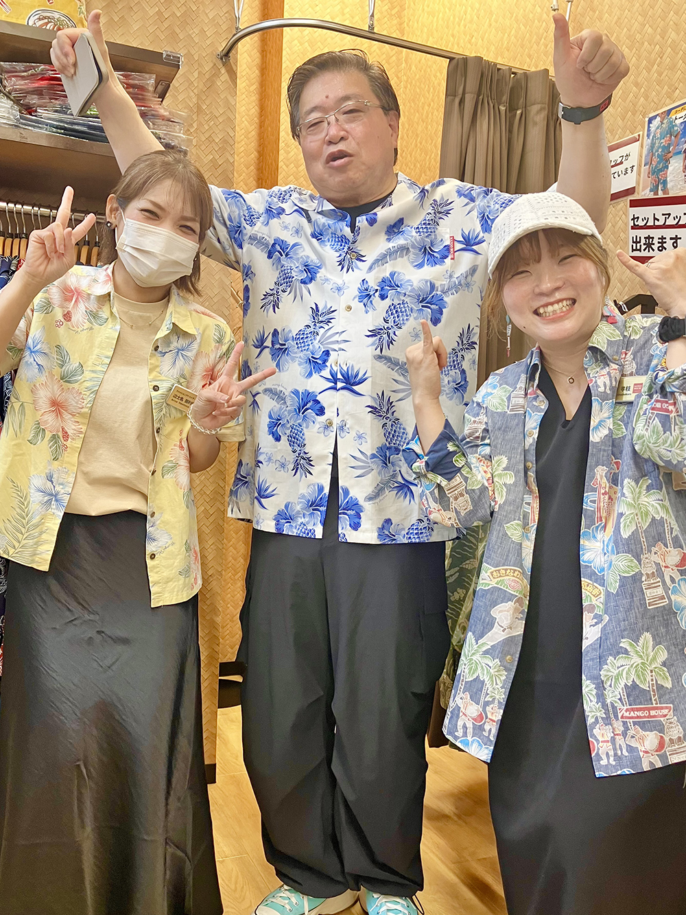 楽しそうなのがわかる！マンゴハウスのお客様との出会いに感謝♪