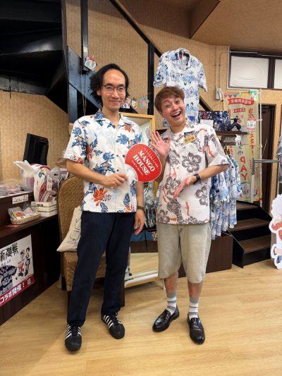 マンゴハウスのかりゆしウェアをとても気に入って下さっているお客様♪