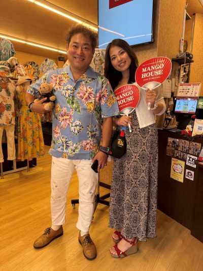 マンゴハウスでお揃いかりゆしウェアをゲット♪