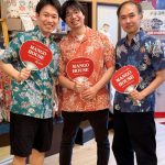 会社仲間とかりゆしウェアデビュー♪