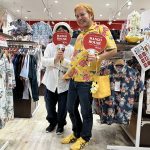 リピーター様親子でご来店人気で完売になったシャツを着ていましたね相変わらず黄色がとてもお似合い