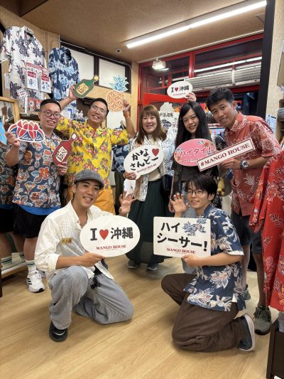 【台湾からお越しのお客様✈️みんなそろってかりゆしウェア😆】
台湾からお越しのお客様達✈️