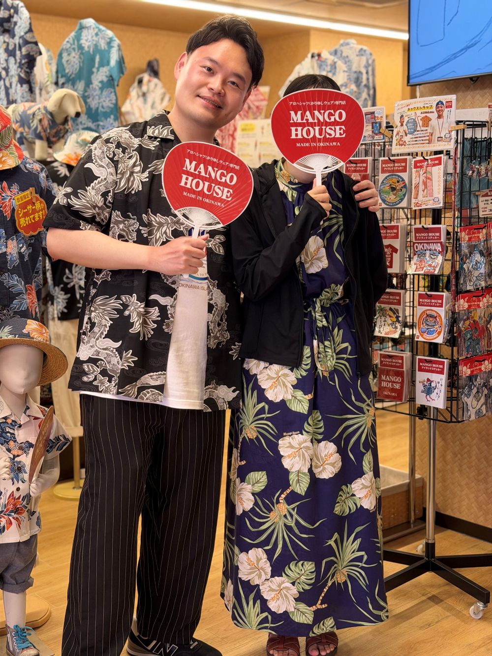 お気に入りのかりゆしウェアに着替えて、沖縄旅行の思い出をパシャリ📸✨🏝️
