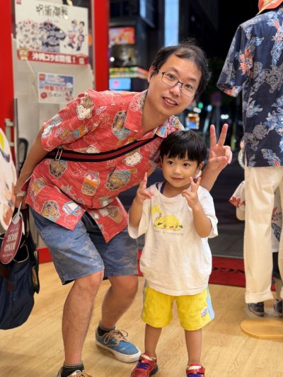 １年ぶりの常連様デザイナーと記念撮影♪