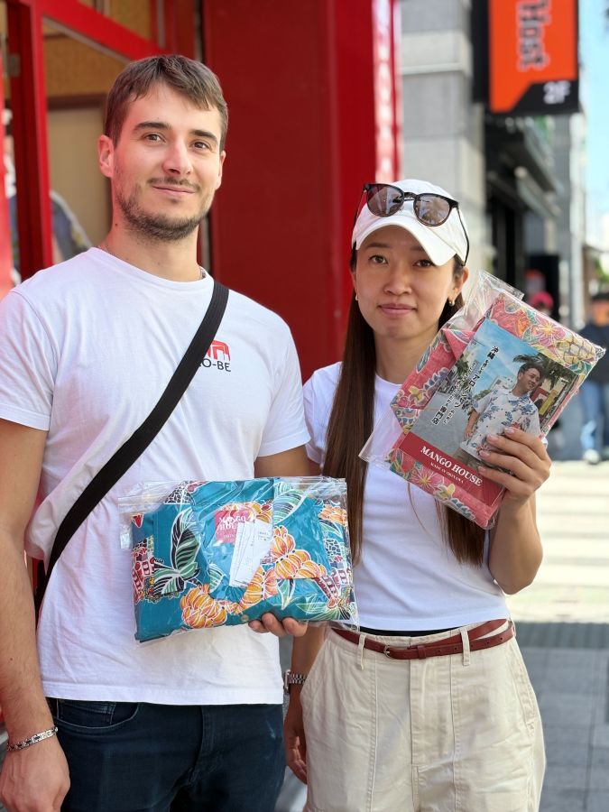 【東京からお越しのお客様✨宮古島に向けて可愛いかりゆしウェアを調達😎✨】