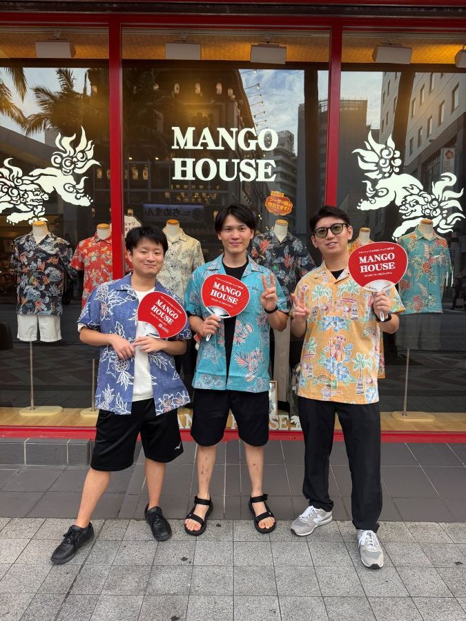 関東からそれぞれお気に入りのかりゆしウェアを選んでいただきました♪