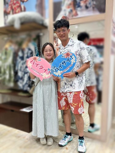 台湾からお越しのお客様ご来店