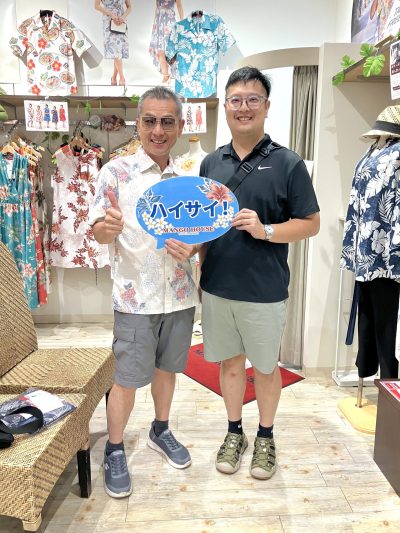 早速ご試着してそちらを気に入り無事ご購入