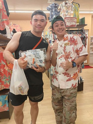 台湾からマッチョなお客様がご来店💪🔥