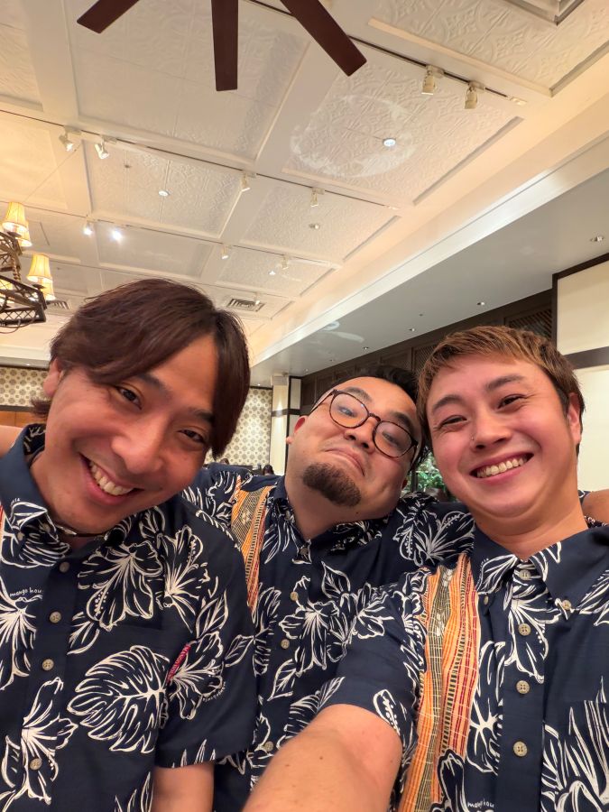 お揃いかりゆしウエディングコーデ