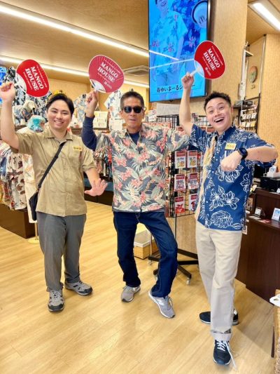 マンゴハウス常連のしんちゃんさんご来店♪